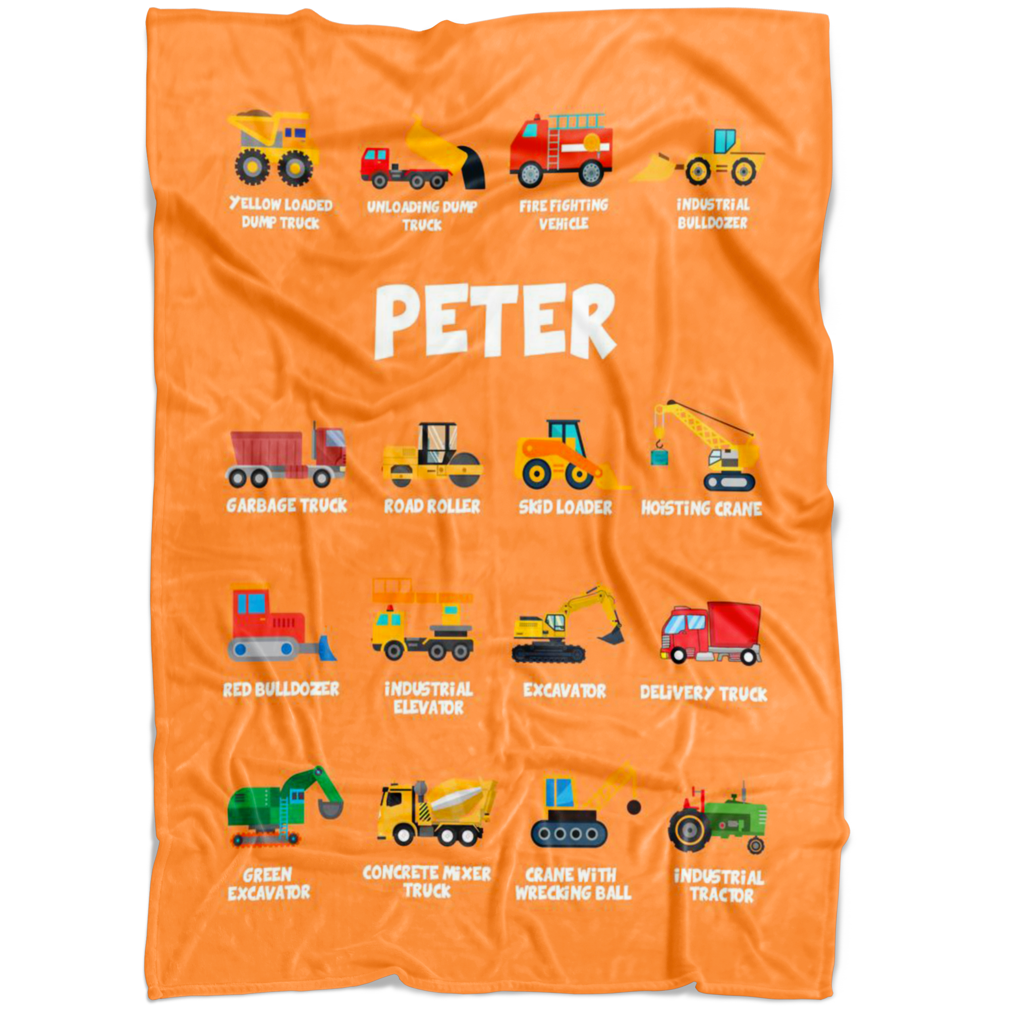 Peter Construction Blanket Orange