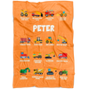 Peter Construction Blanket Orange