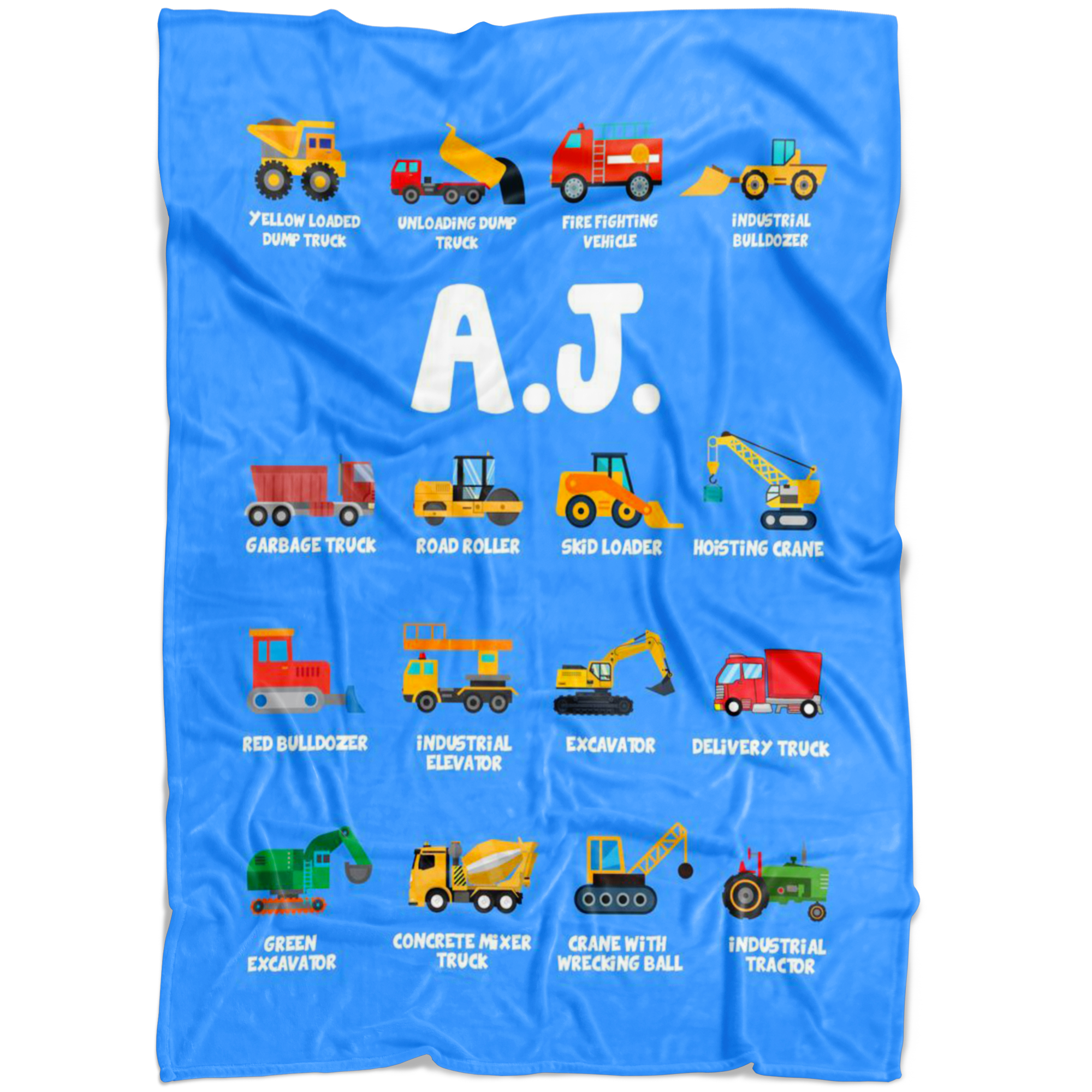 A.J. Construction Blanket Blue