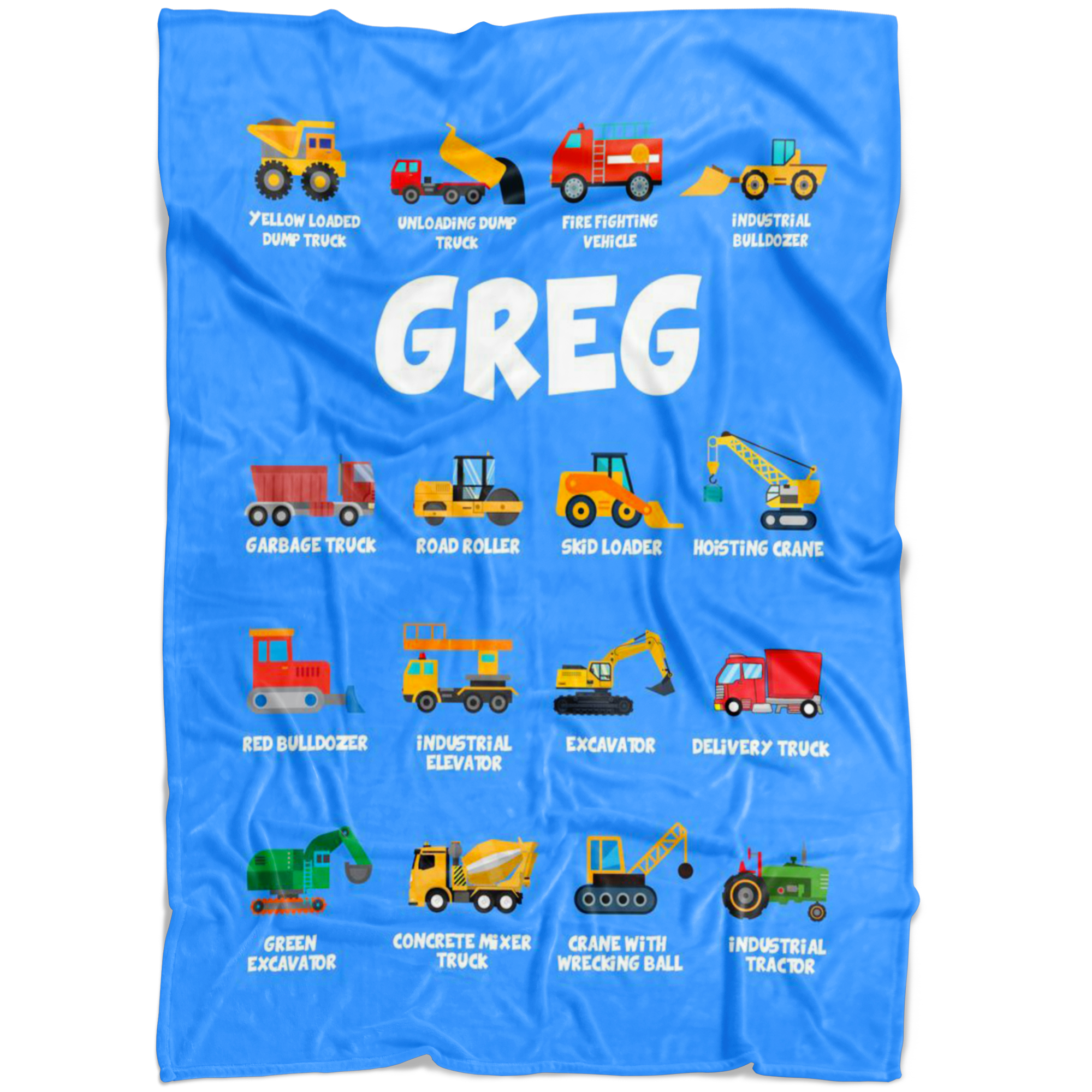 Greg Construction Blanket Blue