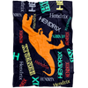 Dinosaurs T-Rex Personalized Name Blanket for Boys, Kids - Hendrix