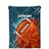 Load image into Gallery viewer, Personalized Name American Football Blanket, Custom Name Sports Blanket for Boys &amp; Girls