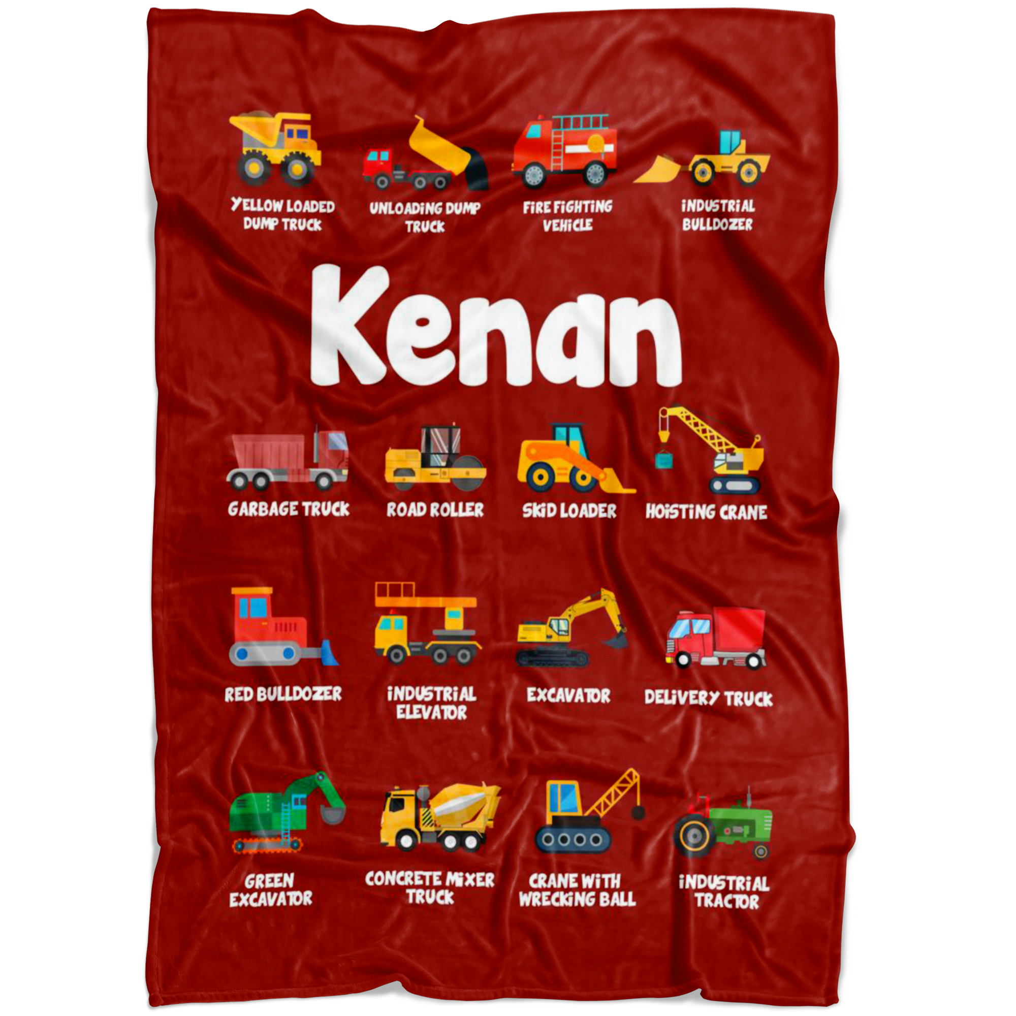 Kenan Construction Blanket Red