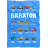 BRAXTON Construction Blanket Blue