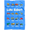Luke Robert Construction Blanket Blue