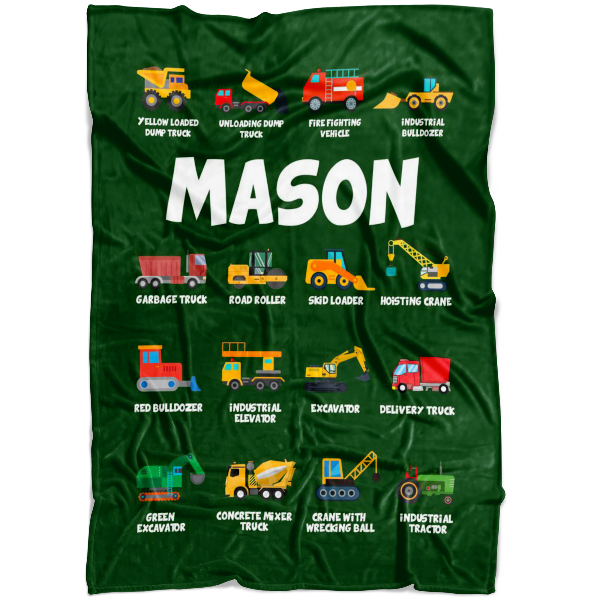 Mason Construction Blanket Green