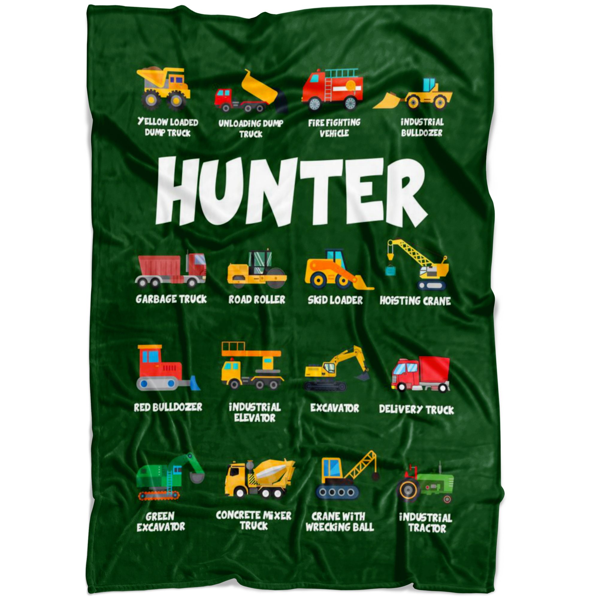 Hunter Construction Blanket Green