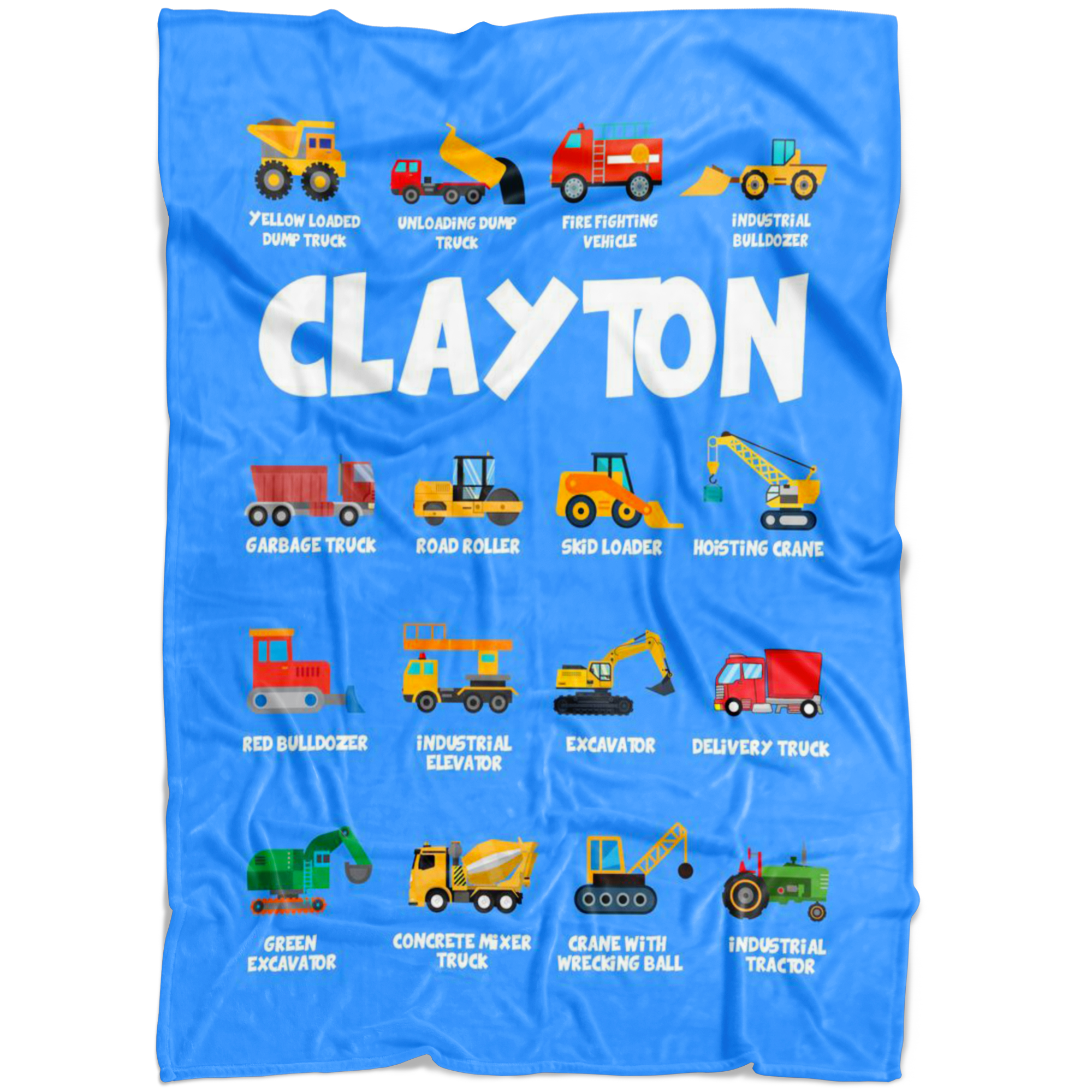 Clayton Construction Blanket Blue