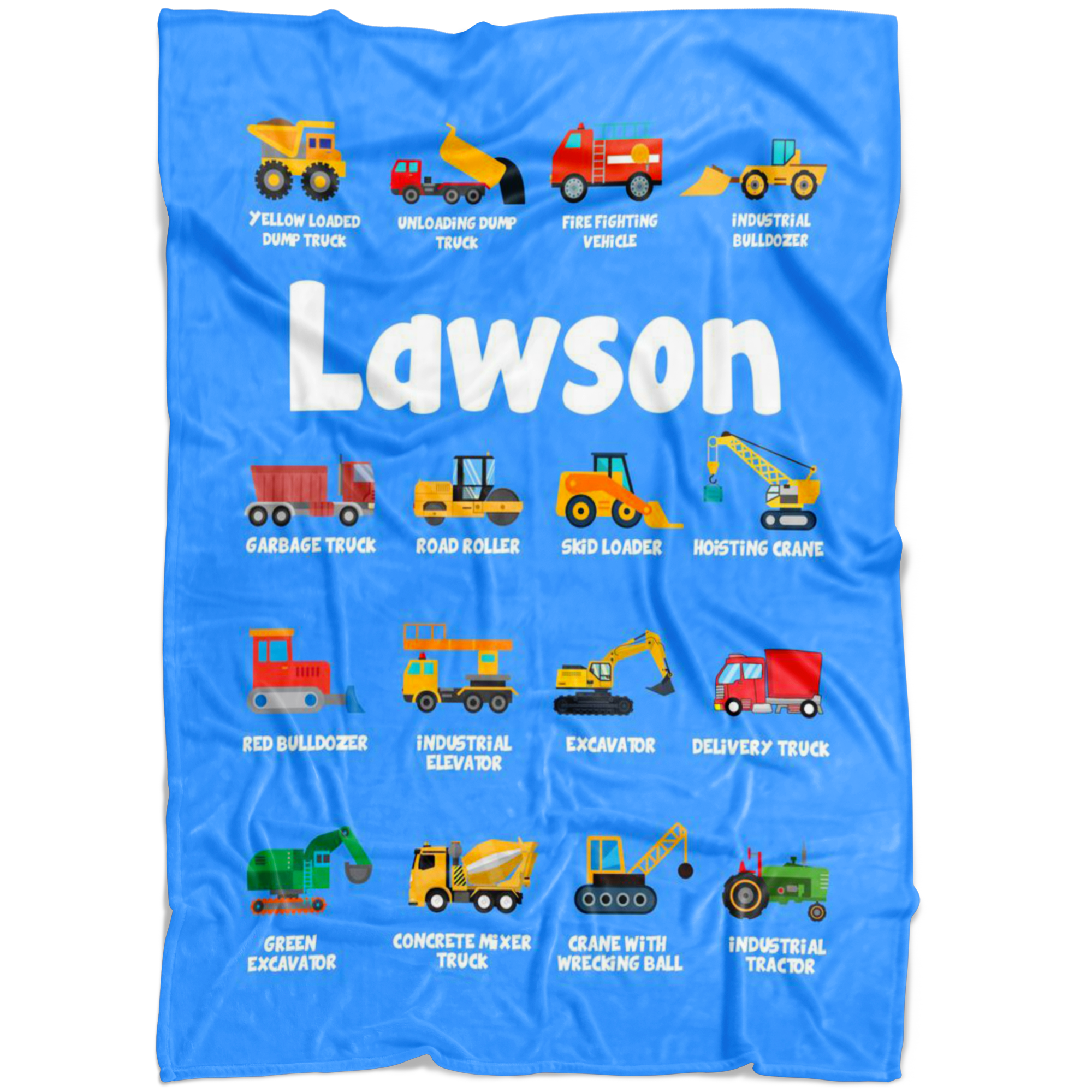 Lawson Construction Blanket Blue