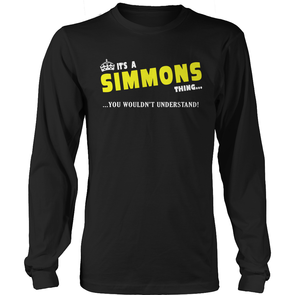 It's A Simmons Thing, You Wouldn't Understand