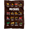 Michael Construction Blanket Brown