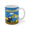 Load image into Gallery viewer, Personalized Name, Construction Machine, Excavator Mug for Kids 11oz