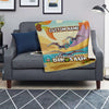 Load image into Gallery viewer, Personalized Name Pterodactyl Dinosaur Blanket for Kids, Custom Name Blanket for Boys &amp; Girls