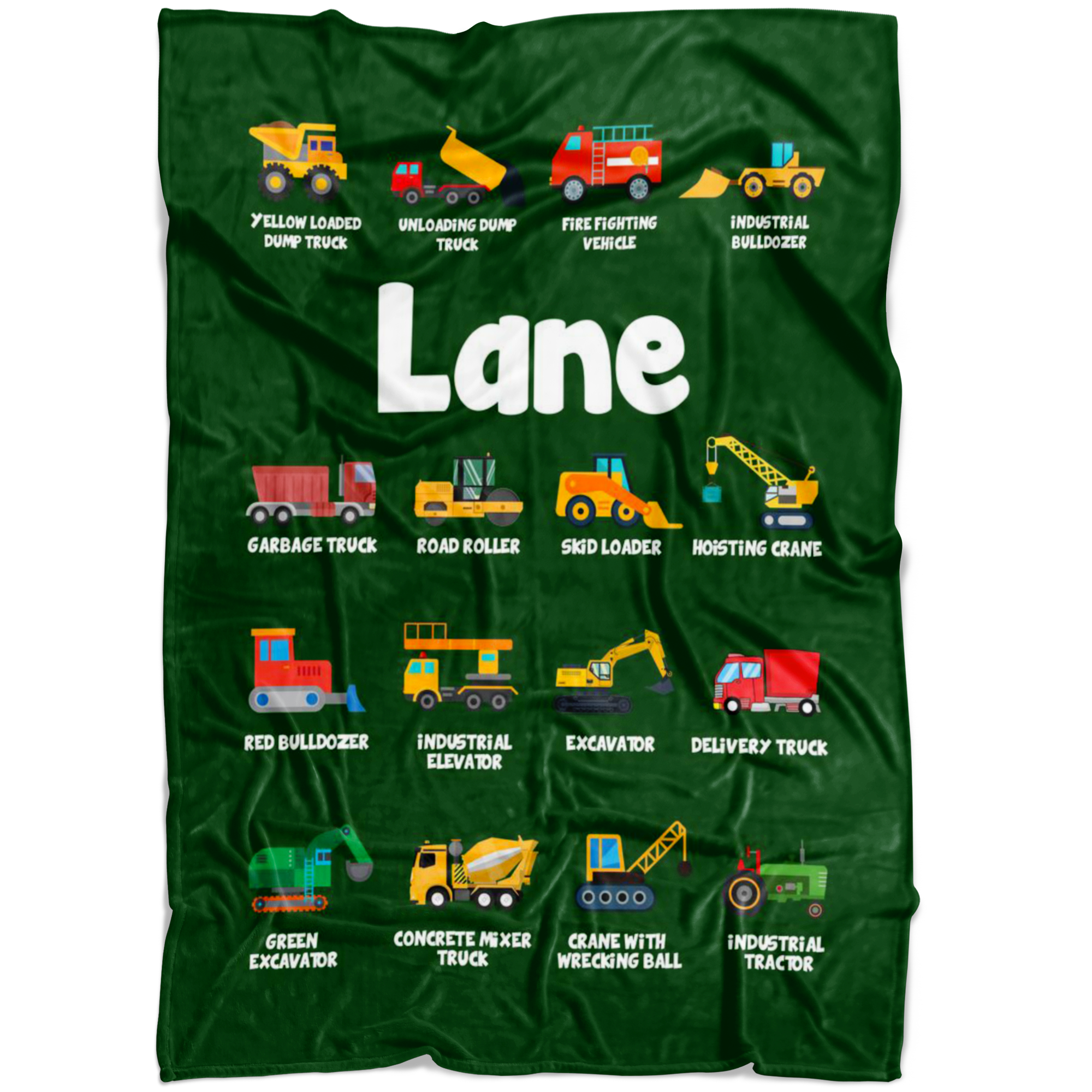 Lane Construction Blanket Green