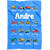 Andre Construction Blanket Blue
