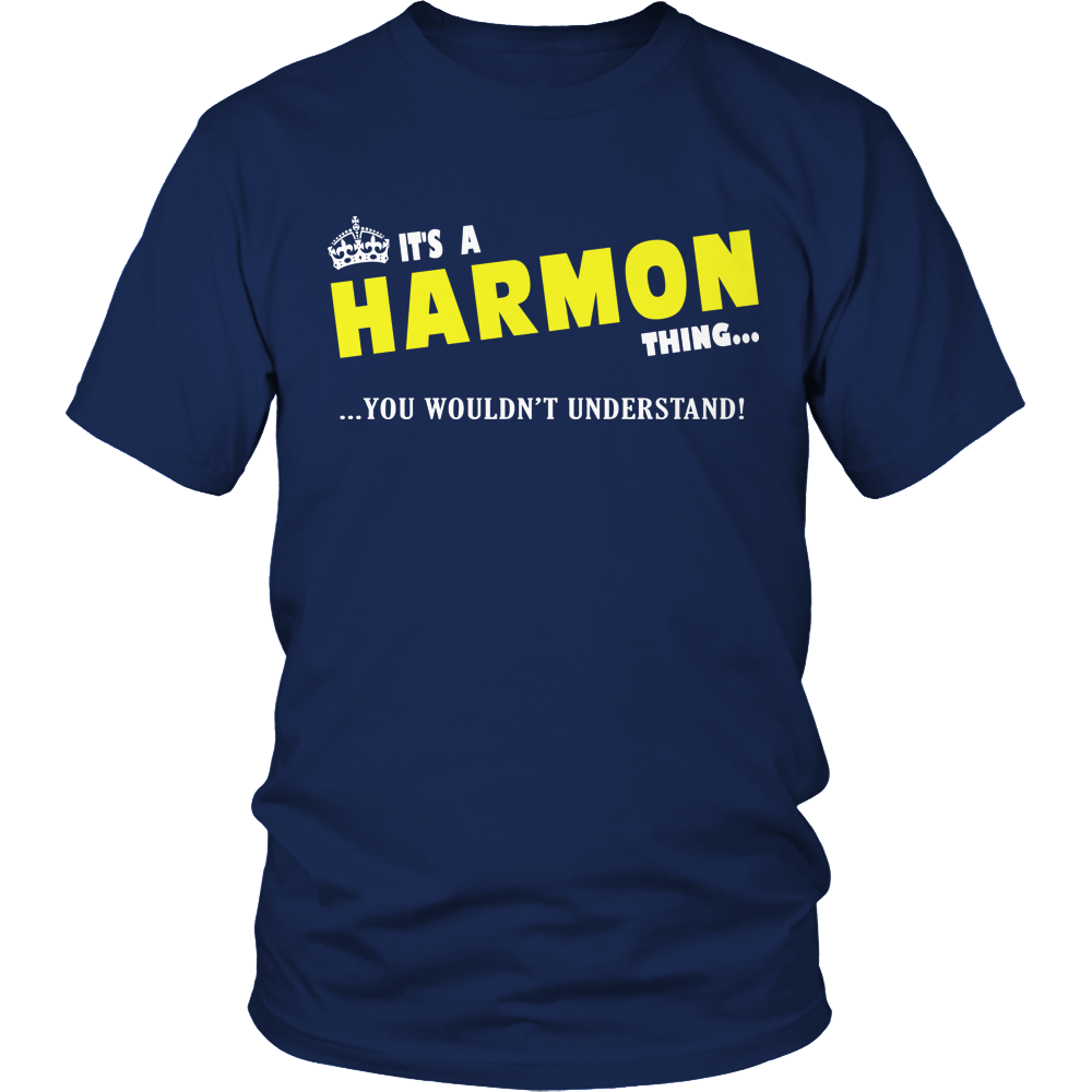 It's A Harmon Thing, You Wouldn't Understand