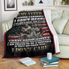 Veterans Day Gift, Army Veteran Blanket, Veterans Saying Blanket