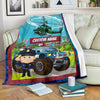 Personalized Name Police Blanket with Character Personalization
