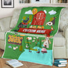 Personalized Name Farm & Tractor Blanket for Kids
