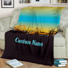Load image into Gallery viewer, Personalized Name Construction Site Blanket for Kids, Custom Blanket for Boys &amp; Girls