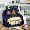 Load image into Gallery viewer, Personalized Name Sleepy Owls Blanket for Kids