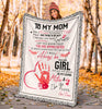 Personalized Gift Blanket for Mom, Mother from Daughter, Son, Little Girl - Thoughtful Gift