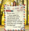 To My Wife Post Mail Blanket Gift from Husband