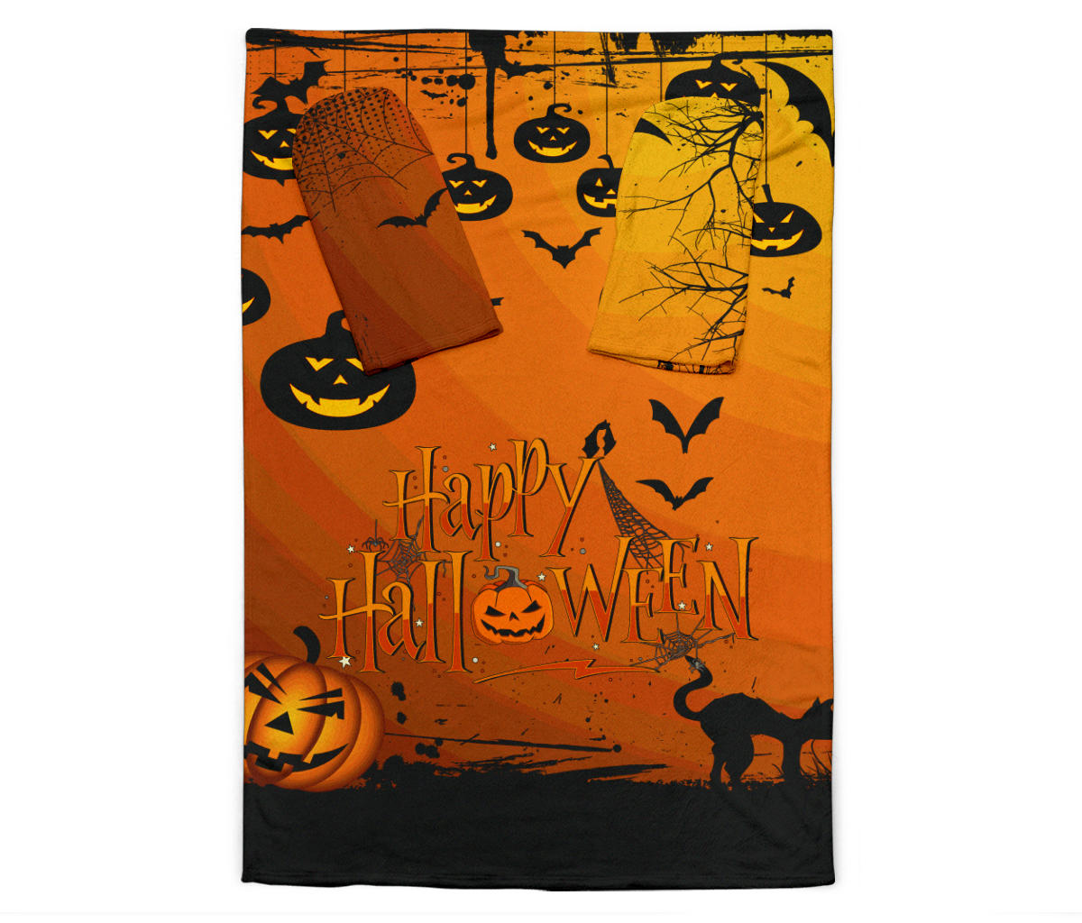 Happy Halloween Sleeve Blanket