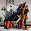 Load image into Gallery viewer, Veteran&#39;s Day US Flag Blanket, Gift for Veterans