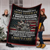 Veterans Day Gift, Army Veteran Blanket, Veterans Saying Blanket
