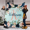 Load image into Gallery viewer, Personalized Name Baby &amp; Girls Blanket with Roses