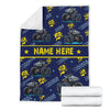 Load image into Gallery viewer, Personalized Name Monster Truck Blanket for Boys, Girls &amp; Adults