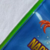 Personalized Name Sea Animals Blanket for Kids, Educational, Learning Custom Name Blanket for Boys & Girls