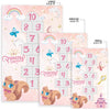 Princess Room Castle & Numbers Play Mat, Carpet for Girls Room