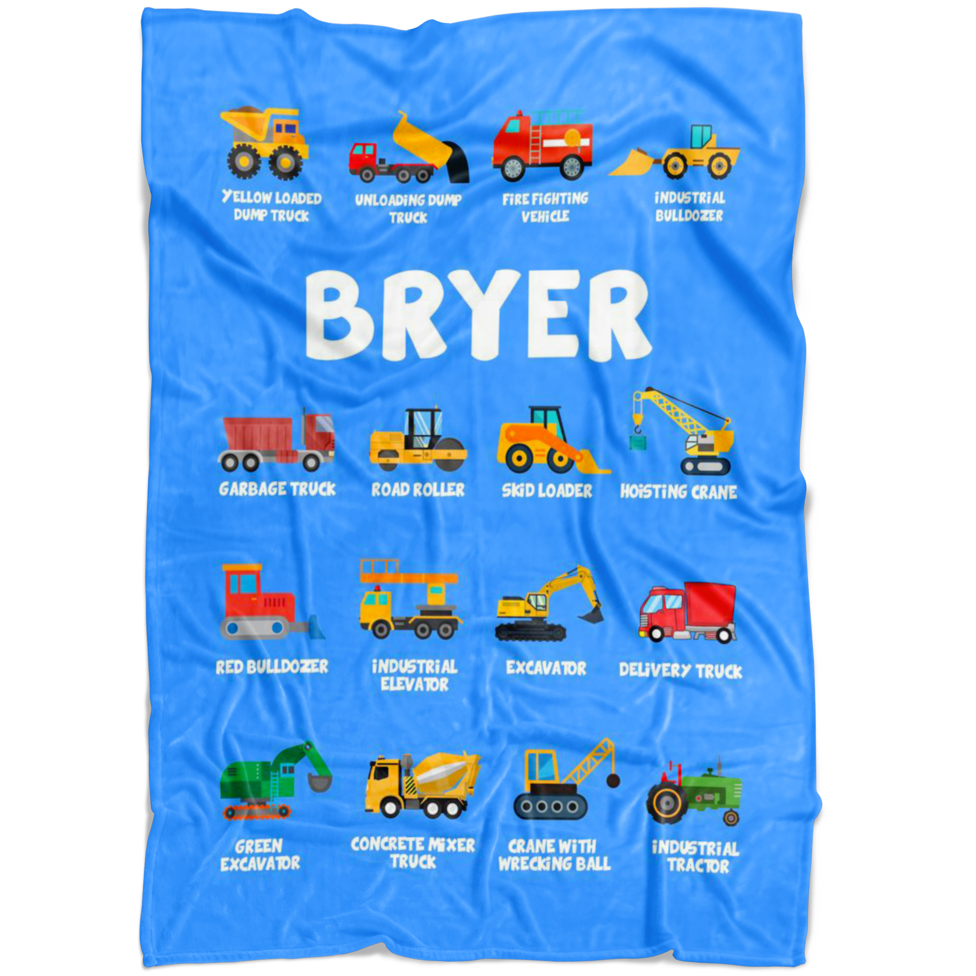 BRYER Construction Blanket Blue