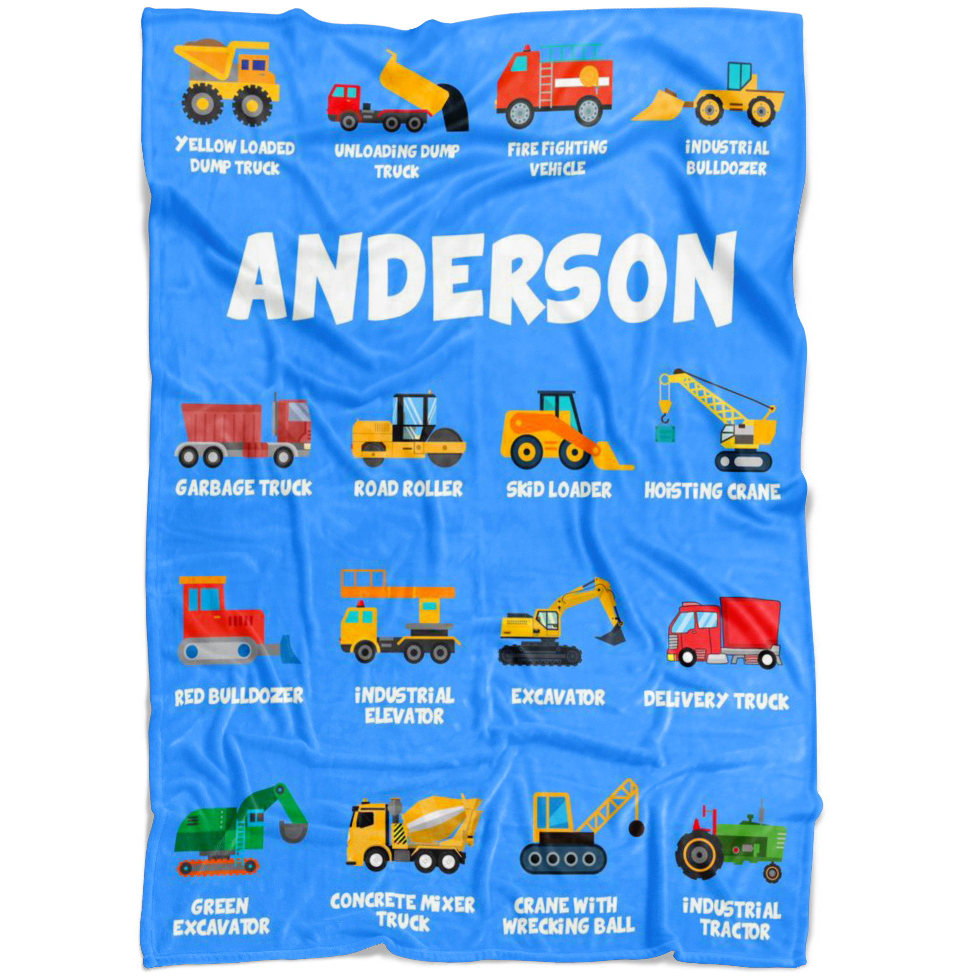Anderson Construction Blanket Blue
