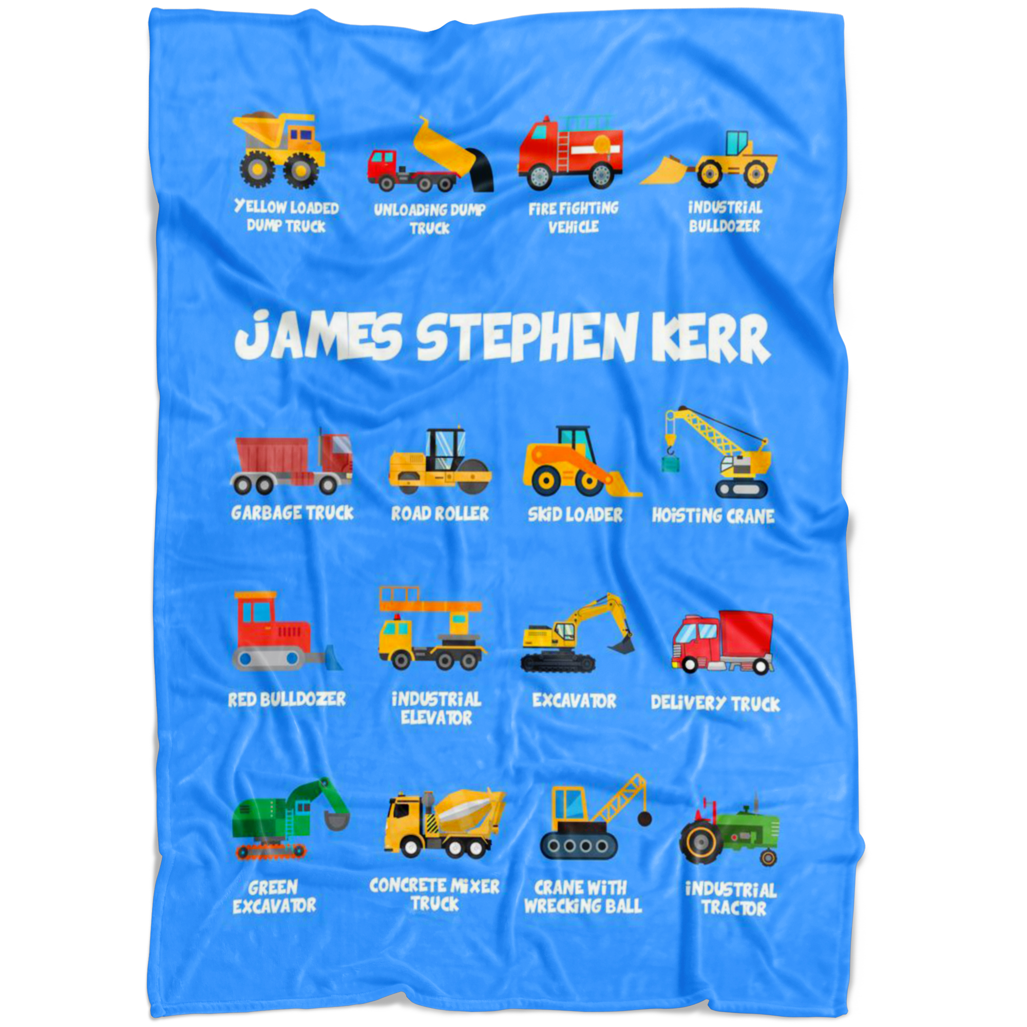 James Stephen Kerr Construction Blanket Blue