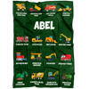 Abel Construction Blanket Green