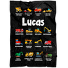 Lucas Construction Blanket Black