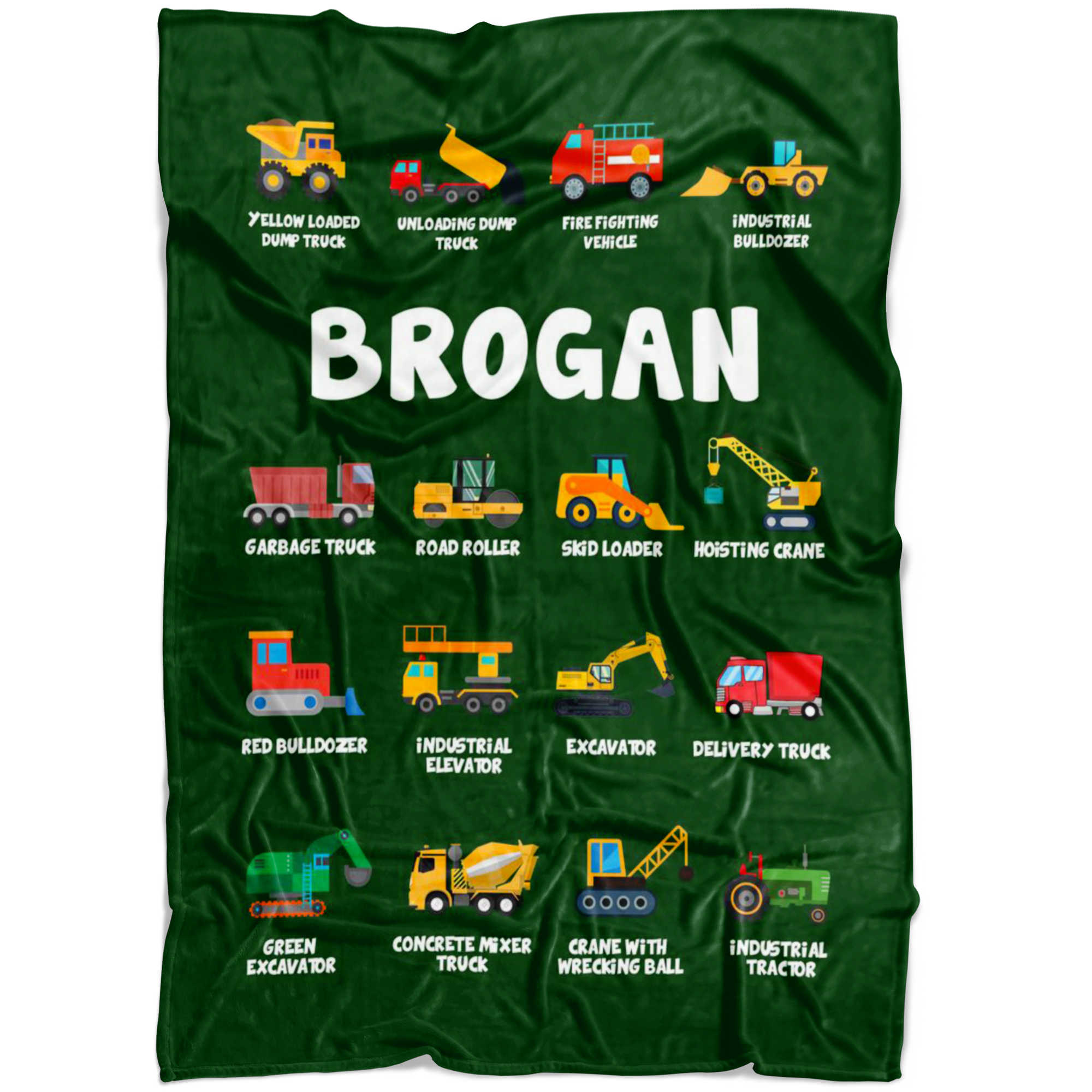 Brogan Construction Blanket Green