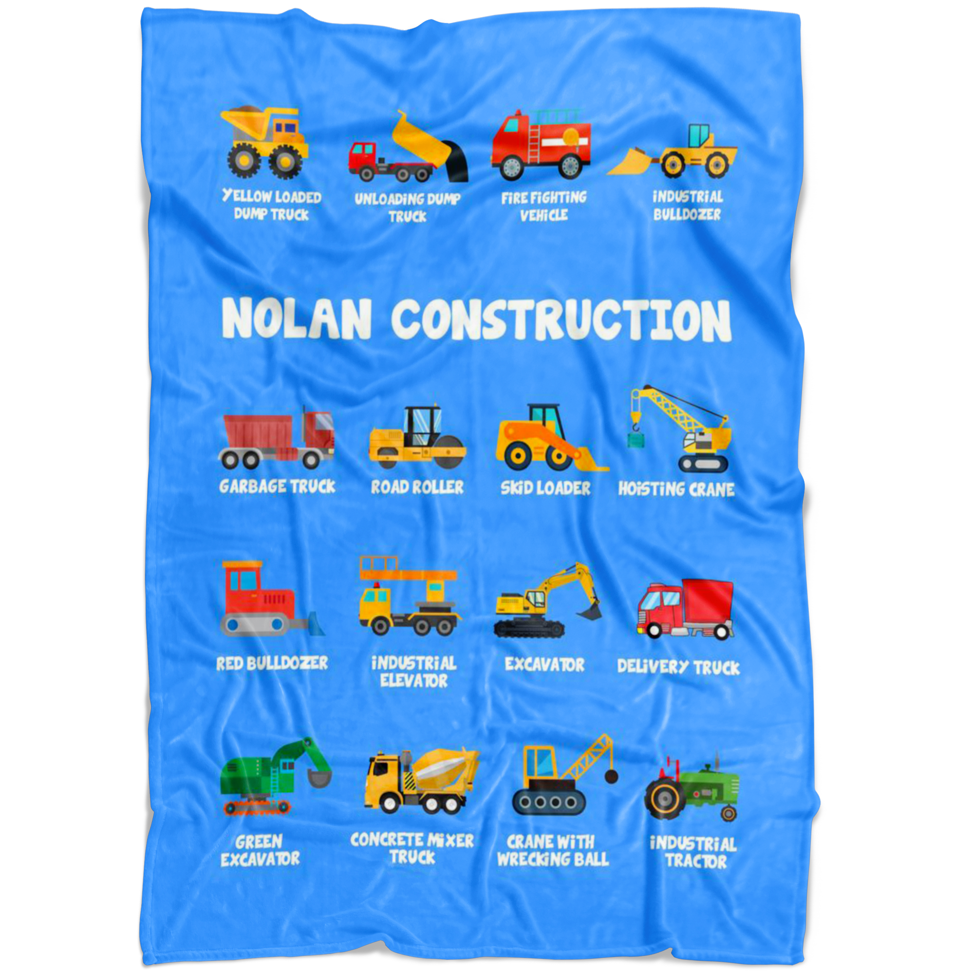 NOLAN CONSTRUCTION Construction Blanket Blue