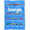 Georgie Construction Blanket Blue
