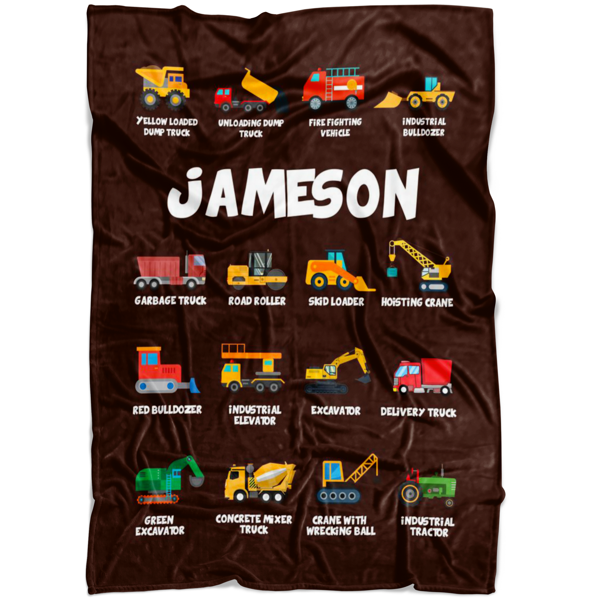 Jameson Construction Blanket Brown