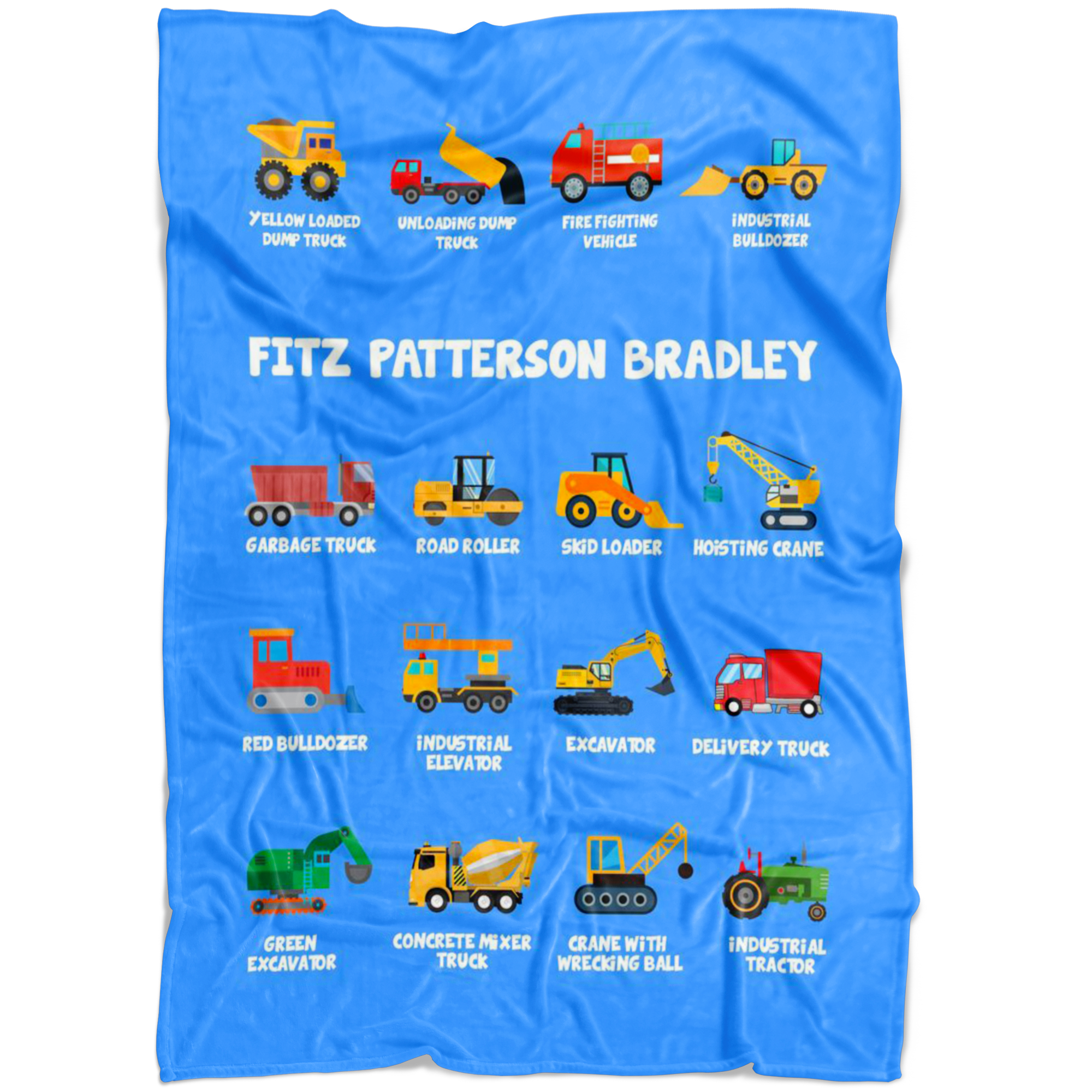 FITZ PATTERSON BRADLEY Construction Blanket Blue