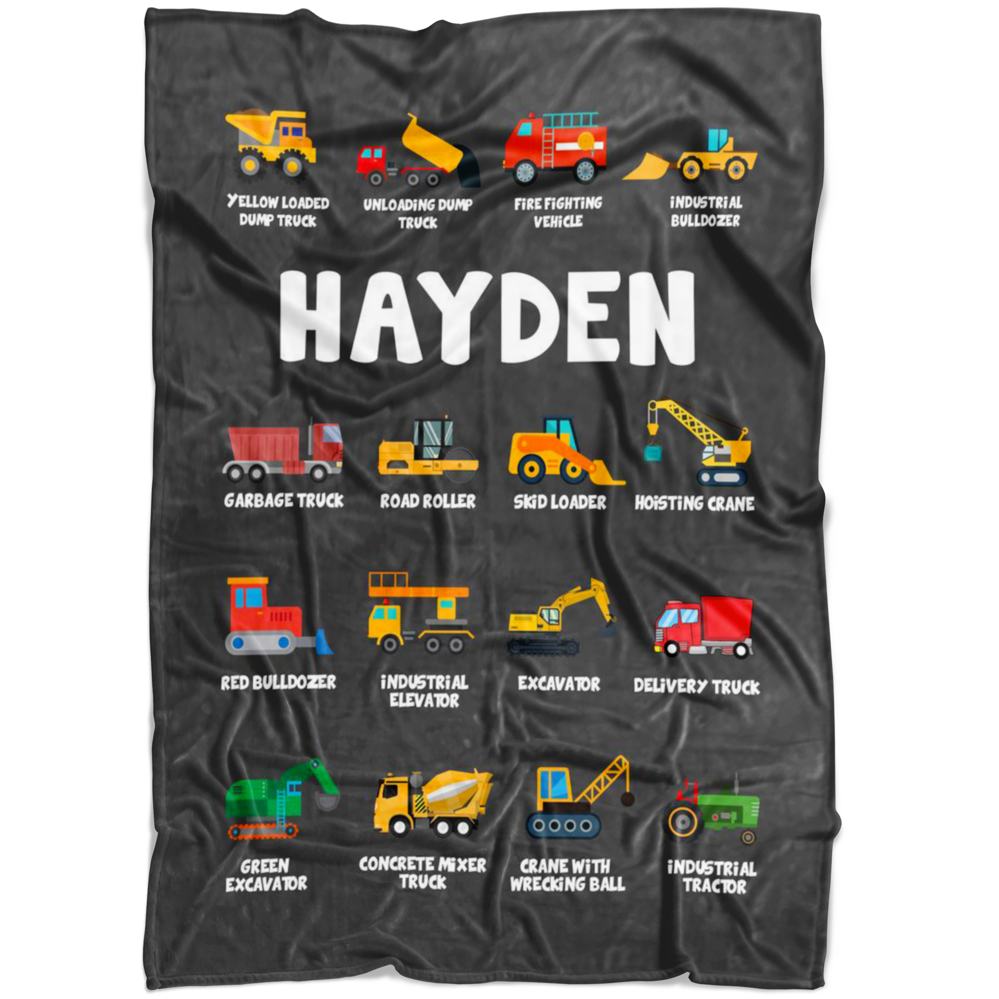 HAYDEN Construction Blanket Grey