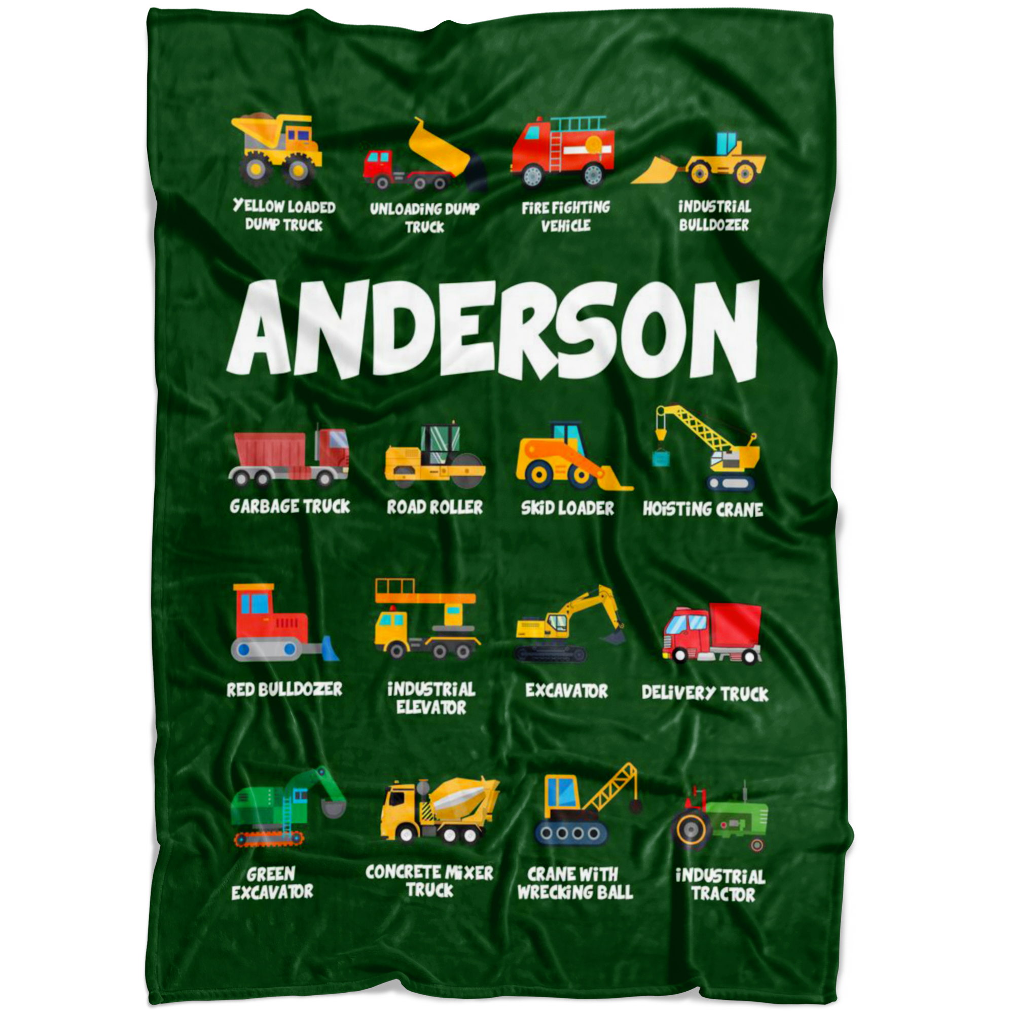 Anderson Construction Blanket Green