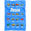 Jesse Construction Blanket Blue