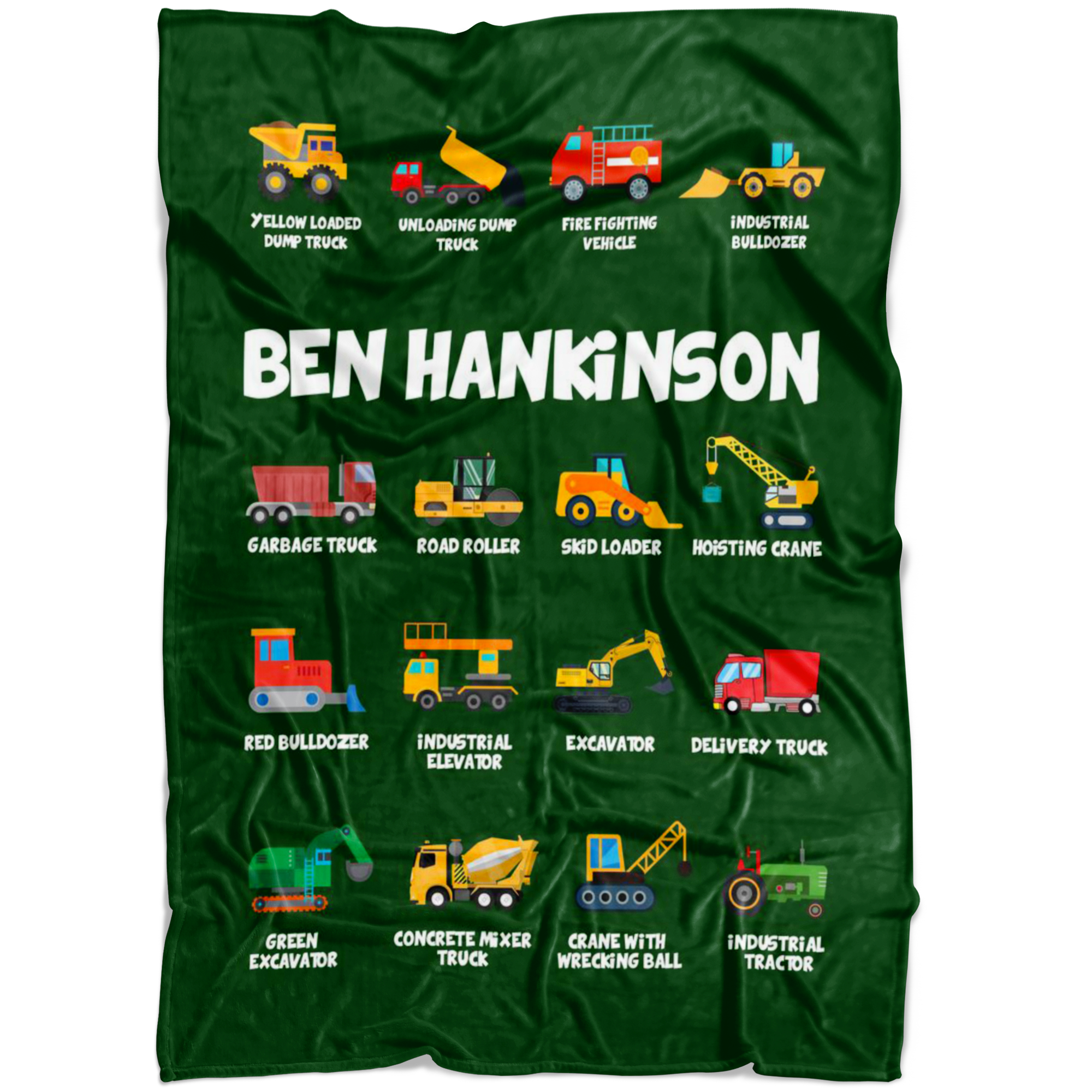 BEN HANKINSON Construction Blanket Green