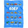 Rory Construction Blanket Blue