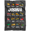 Joshua Construction Blanket Grey